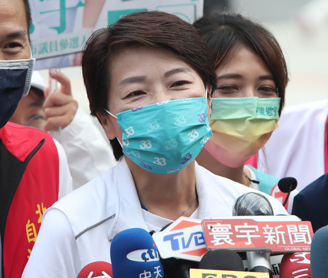 台北市長候選人黃珊珊。（資料照，鄭任南攝）