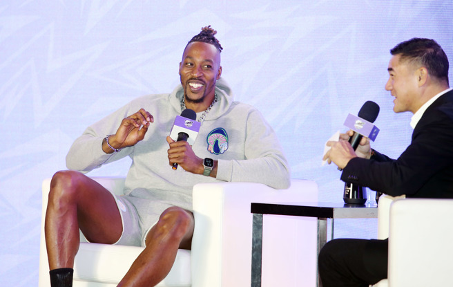 霍华德来台，掀起一阵「魔兽旋风」。（姚志平摄）