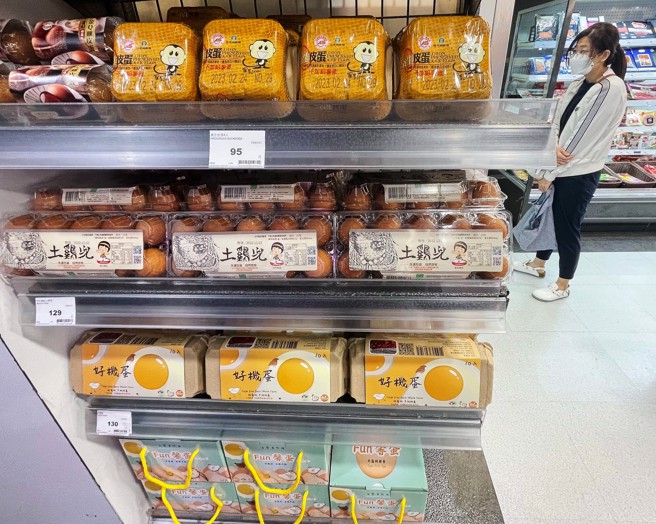 營養午餐沒有「全蛋」了？ 蛋價熱門關鍵字「各種漲」。(攝影/季志翔)
