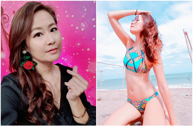 两性专家欣西亚穿衣风格一向大胆。(欣西亚和Shane任翔脸书)