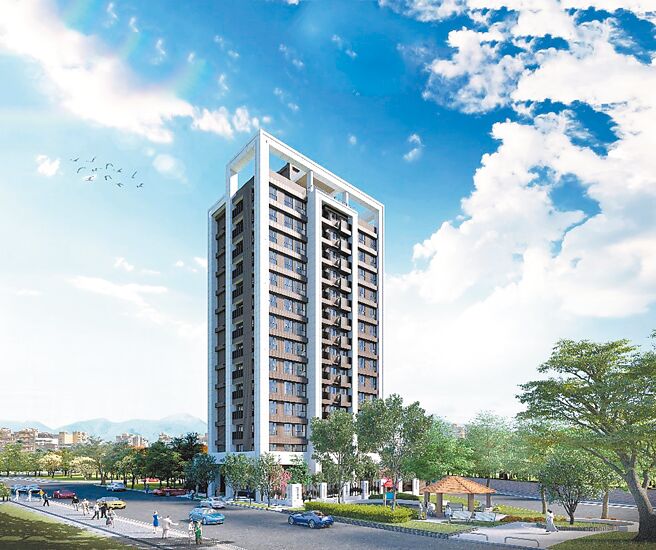 木栅新案「公园首玺」享有捷运建设加持优势，左右紧邻公园与校园，现已正式释出高楼层景观户。图／业者提供