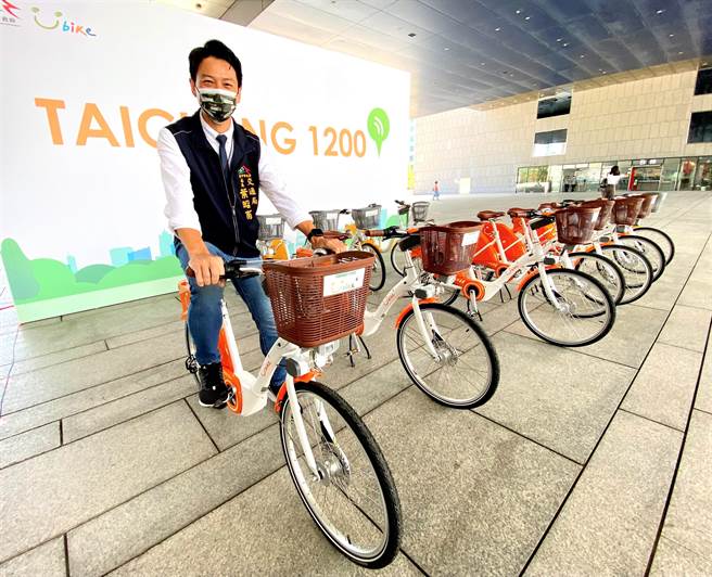 台中市政府交通局上个月举办「区区一骑嗨，全城动骑来」YouBike 2.0活动，创下单月骑乘145万人次纪录。（交通局提供／张亦惠台中传真）