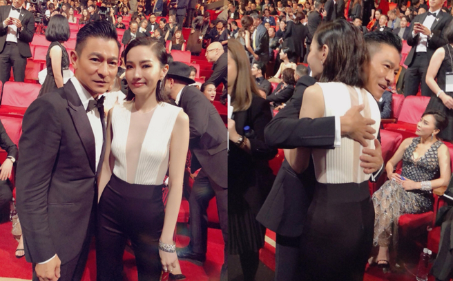 謝金燕挖出4年前與男神劉德華的合照。（圖／摘自謝金燕IG）