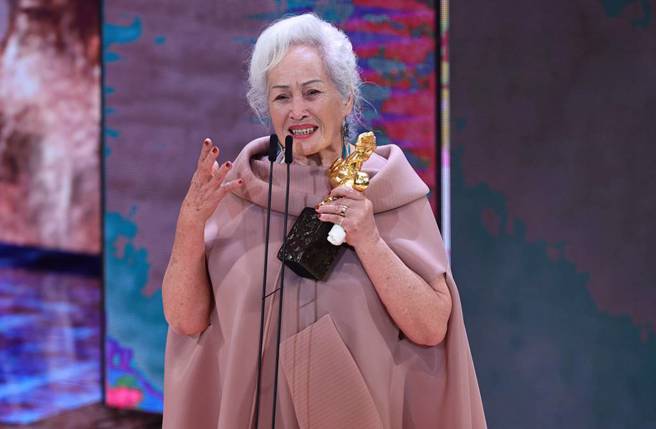 林詹珍妹奪下本屆金馬女配角獎。(圖／石智中攝)