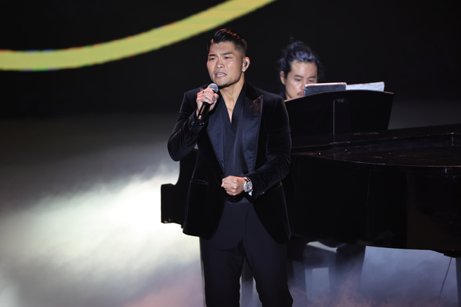 金曲歌王李玖哲金马奖初体验，表演受到好评。（图／取自中时资料库，石智中摄）