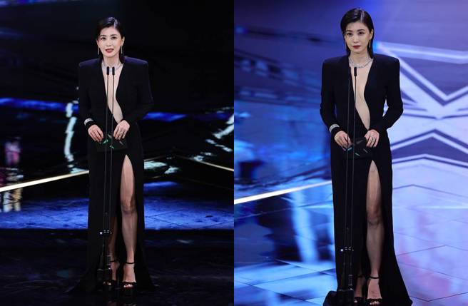 贾静雯成最辣颁奖人。(图／石智中摄)