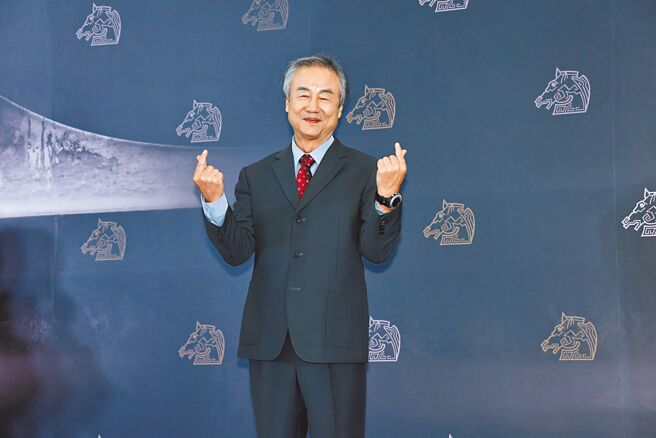 郑东焕因《花路阿珠妈》入围金马男配角，首次来台直呼开心。                     （罗永铭摄）