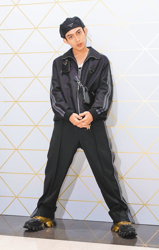 林宥嘉出席Prada Party系列活动不忘爱妻，笑谈考虑带老婆逛Prada。（吴松翰摄）