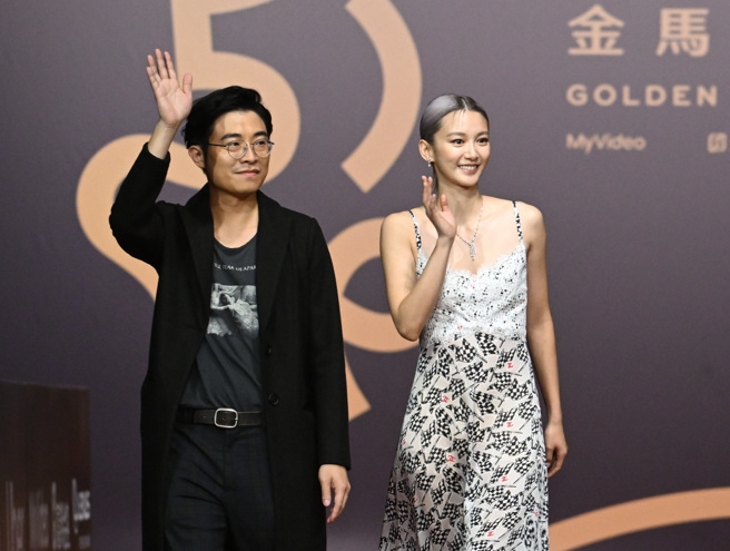 袁澧林紅毯造型辣翻全場。(圖/中時資料庫)