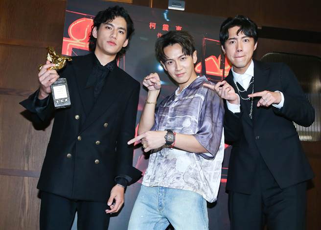 朱轩洋（左起）、柯震东、蔡凡熙。（陈俊吉摄）