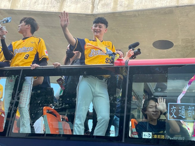 中信兄弟吴哲源。（毛琬婷摄）