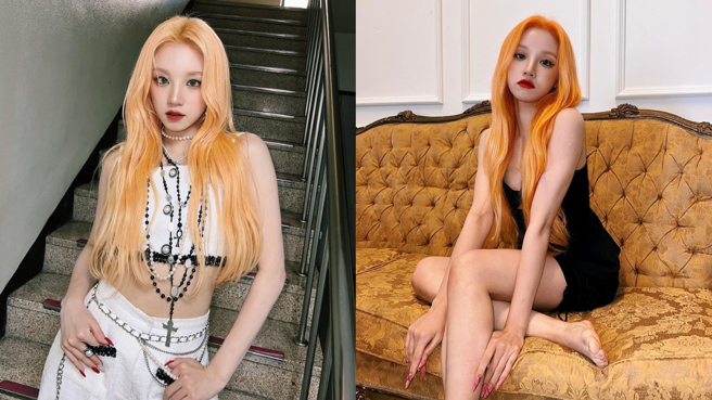 (G)I-DLE雨琦近日传出病倒送医治疗。（图／IG@yuqisong.923）