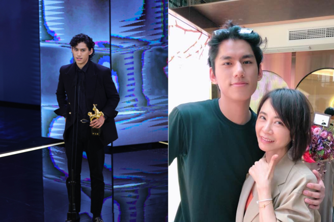 朱軒洋得獎感言「一句話」破冰前東家。(圖／石智中攝、柴智屏臉書)