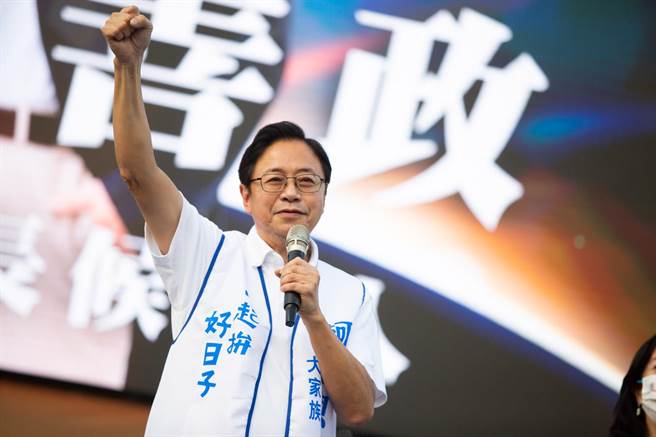 国民党桃园市长候选人张善政。（袁庭尧摄）