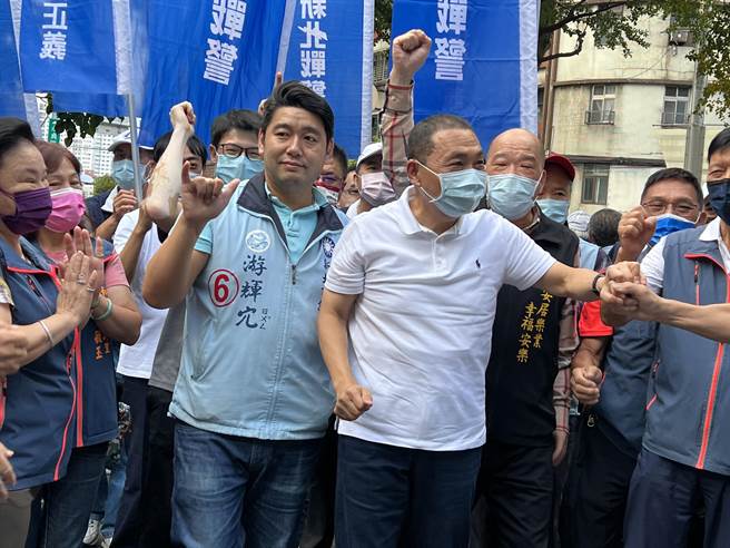 侯友宜说，游辉宂是真心爱中和。（李奇叡摄）