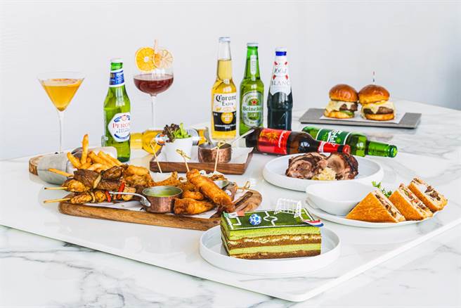 MiraWan Eatery抢攻世足商机，推出有参赛国家特色的餐食和调酒。(MiraWan Eatery提供)