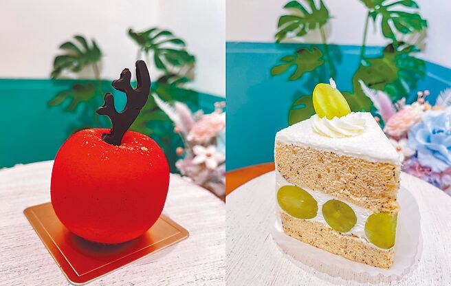 夏娃（左）及秋脆伯爵（右）。（PS甜點空間提供）