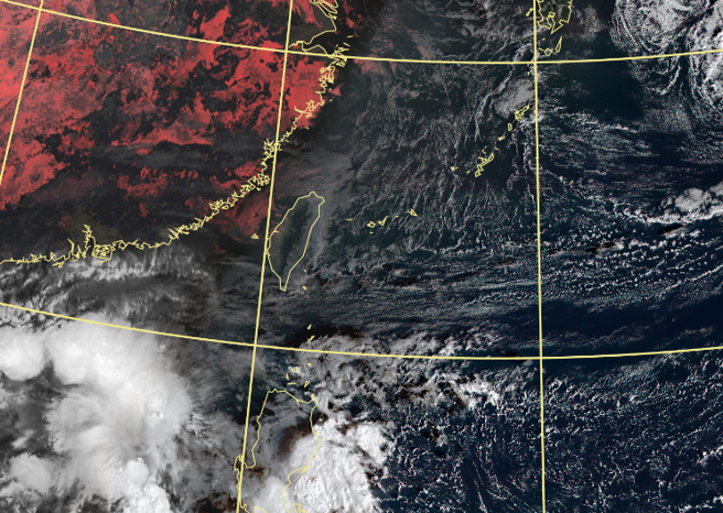 今、明兩天天氣還算穩定，周二晚間起要變天了。（中央氣象局提供）