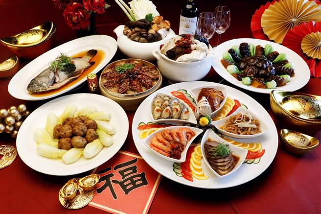澎湃年菜5888元起外带 丽宝福容早鸟礼不等人。（丽宝福容大饭店提供）