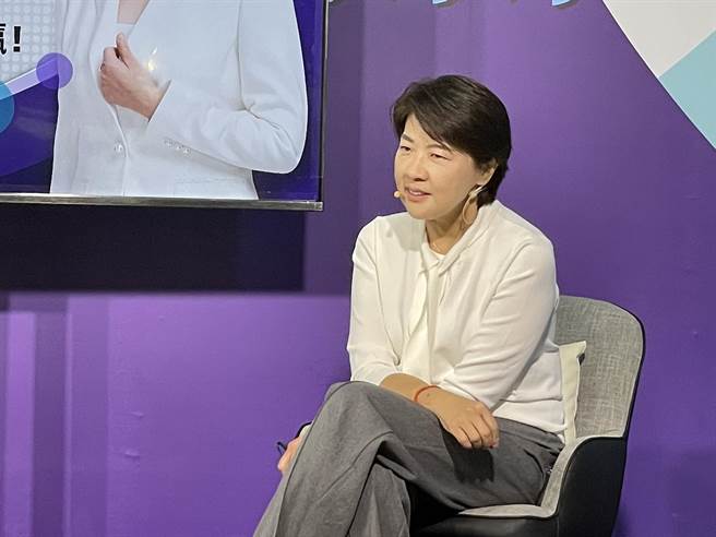 無黨籍台北市長候選人黃珊珊。（黃婉婷攝）