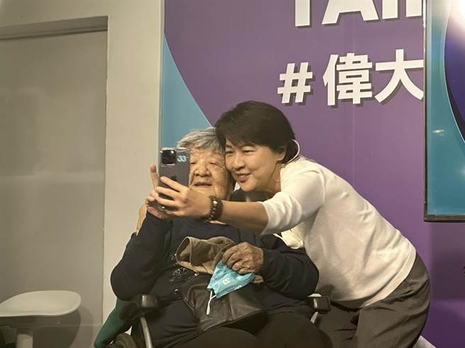 无党籍台北市长候选人黄珊珊。（黄婉婷摄）