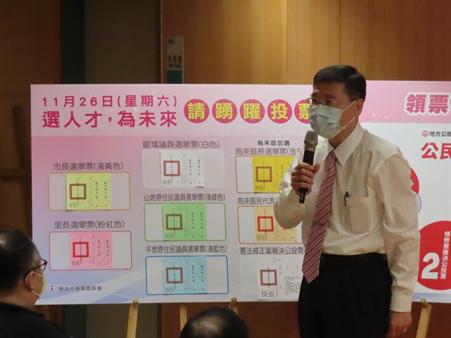 1126选举，新北8种选票别搞错。（叶德正摄）