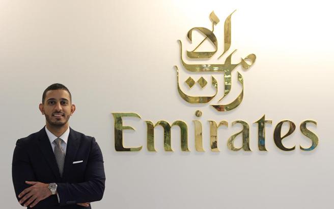 （阿联酋航空台湾区域经理Sultan Alriyami表示，在台湾重启COVID-19医疗旅游保险服务，增强旅客出国信心。图／阿联酋航空提供）