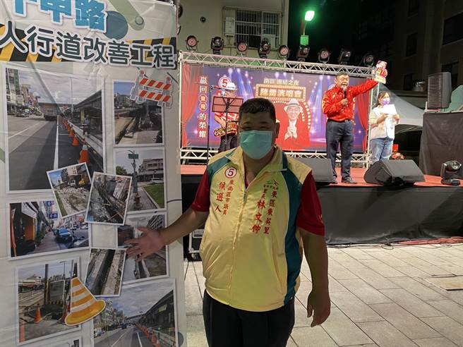 林文仲说，他多年地方服务「欢喜做甘愿受」是不变的初心。（读者提供／张妍溱台中传真）