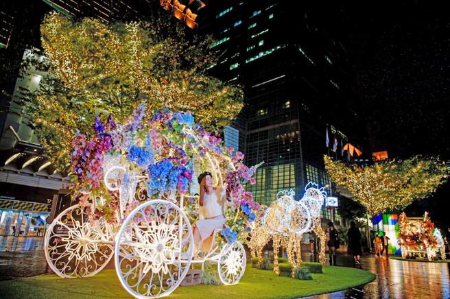 台北101夢幻馬車。（台北市商業處提供）