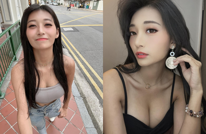 祈錦鈅因外貌撞臉周子瑜，又因擁有G級罩杯，被封G級子瑜。（圖／祈錦鈅facebook）