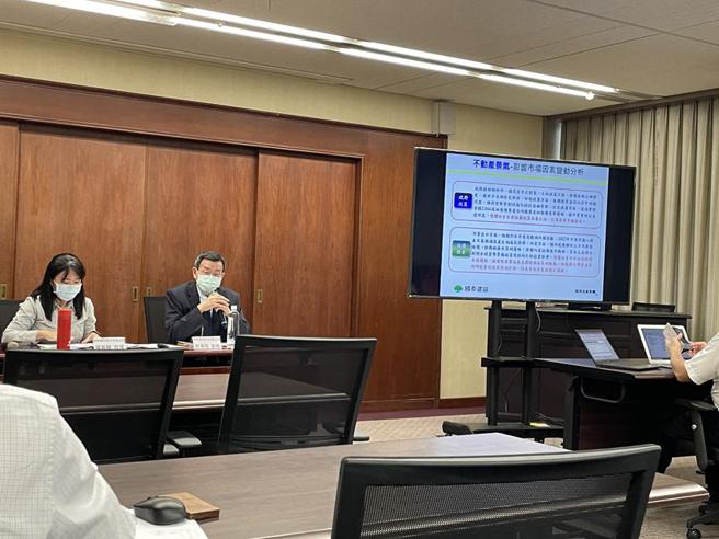 （今天国建举办法说会，谈到明年房市，预期会稳健、价续涨，房价不会下跌，不过，应该不会像2021年那么衝了！图／蔡惠芳）