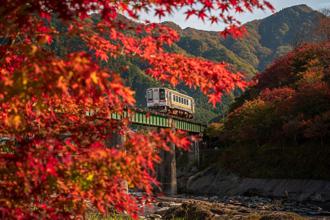 深遊日本三重 秘境紅葉鐵道沿線山巒溪谷絕景相伴