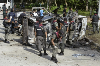泰國南部陶公府汽車炸彈爆炸 至少1死29傷