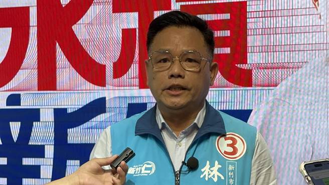 国民党新竹市长候选人林耕仁表示，余邦彦是议会同事，但余的立场，不但让支持者痛心和费解，也给对手分化的机会，他对此表达遗憾，但仍给予祝福。（林耕仁团队提供／王惠慧新竹传真）