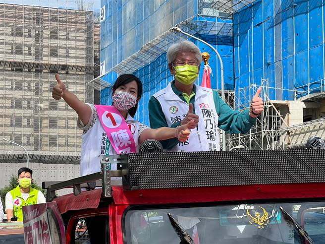 民进党议员候选人陈乃瑜。（李奇叡摄）