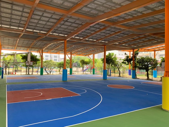 崇学国小。（图/台南市政府提供）