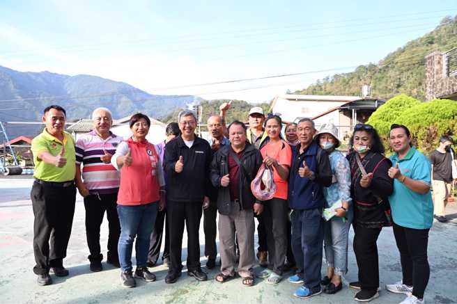 前副总统陈建仁特别来为民进党南投县长候选人蔡培慧辅选。（图／取自蔡培慧脸书）