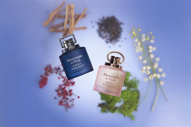 Abercrombie ＆ Fitch 旗下最為暢銷的香氛系列，今年再度推出冬季新款男女香氛「AWAY TONIGHT 星空之境」。（A＆F提供）