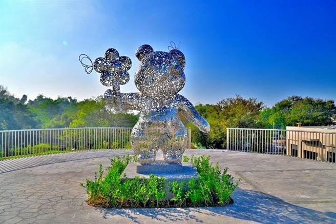 台中市水资源回收中心变身为亲子热点。（台中市水利局提供）