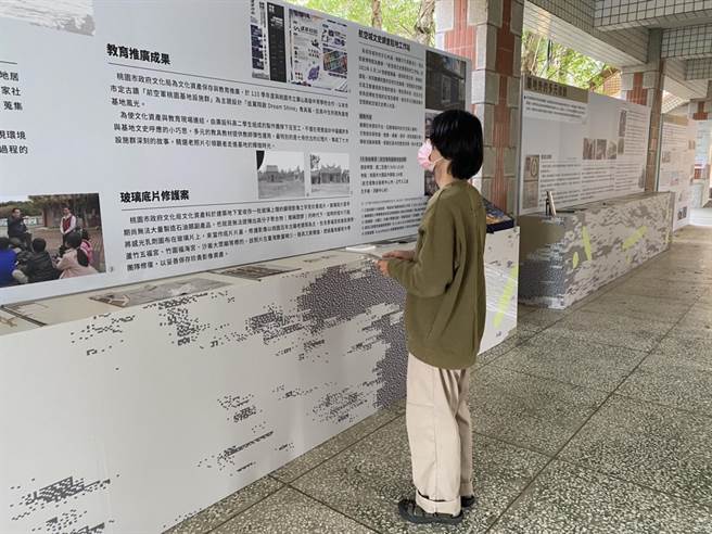 航空城文史调查驻地工作站「园生地」成果展， 秀出大园在地文化保存内容，6大主题展区吸引居民观展。（蔡明亘摄）