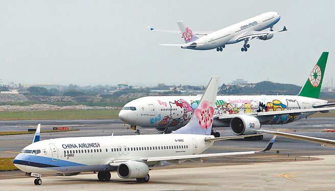 报復性旅游持续增温，国籍航空全面拚战区域航线。（本报资料照片）