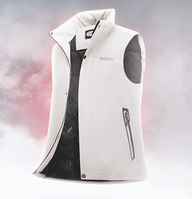 科技Clo+蓄熱防水機能禦寒羽絨棉衝鋒衣，官網價1250元。（摘自ONE BOY官網）