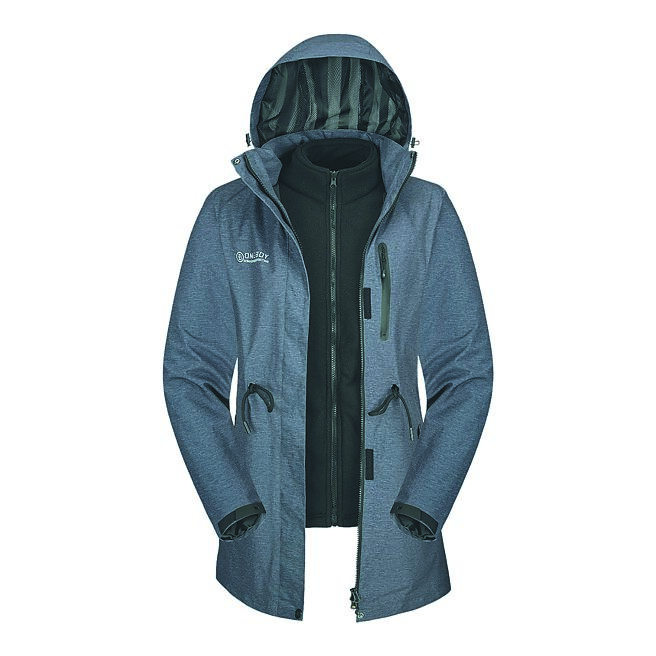 兩件式三合一防水蓄熱中長款衝鋒衣，官網價2650元。（摘自ONE BOY官網）