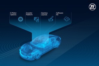 更小、更輕、更強大：ZF推出新一代用於乘用車和商用車的新型電驅動系統