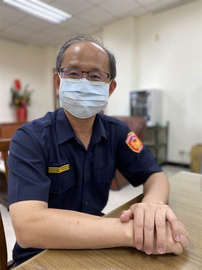 当时担任台南市警察局归仁分局长的杨庆裕(本报资料照片)