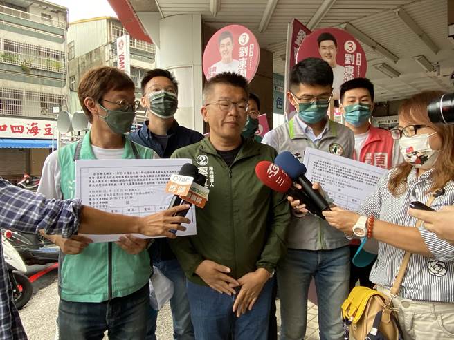 卢阵营被爆有里长动员选前之夜，蔡其昌23日痛批是行政动员破坏选风，并强调，她的声势如果那么好，根本不用动员。（陈淑芬摄）