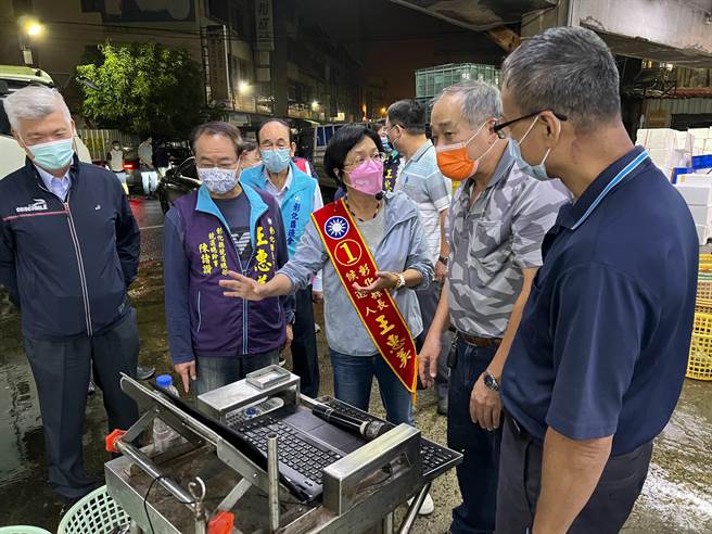 国民党彰化县长王惠美23日公布「彰交新市政特区」的未来开发规画的影像。（王惠美竞选总部提供／吴敏菁彰化传真）