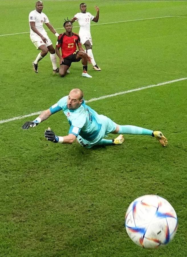 比利时1比0险胜加拿大。（路透社）