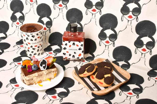 CAFE ACME X alice + olivia期间限定餐点。（alice + olivia提供）