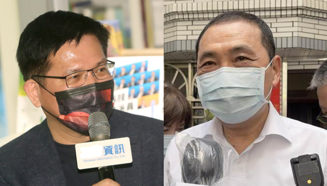 新北市市長侯友宜（右）、民進黨新北市長候選人林佳龍（左）。（圖／本報資料照片合成）